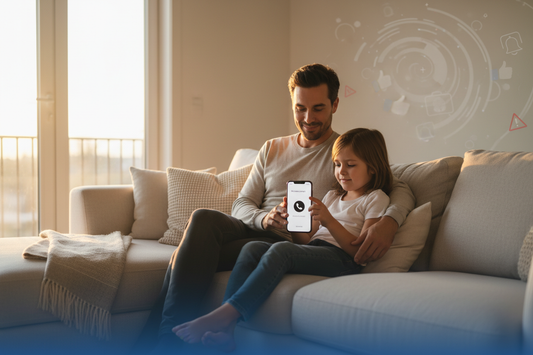 Safer first phone for kids with talk and text only, no internet access, designed for parental control and child safety