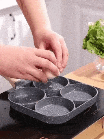 Breakfast Frying Pan – 3-in-1 & 4-in-1 Nonstick Egg Skillet for Gas & Induction