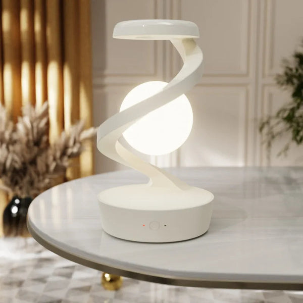 Floating Orb LED Desk Lamp